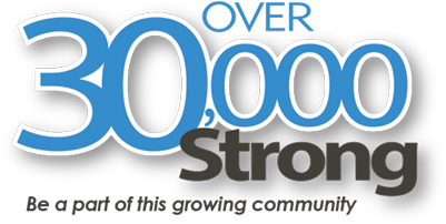 Over 30,000 strong. Be a part of this growing community.