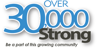 Over 30,000 strong. Be a part of this growing community.